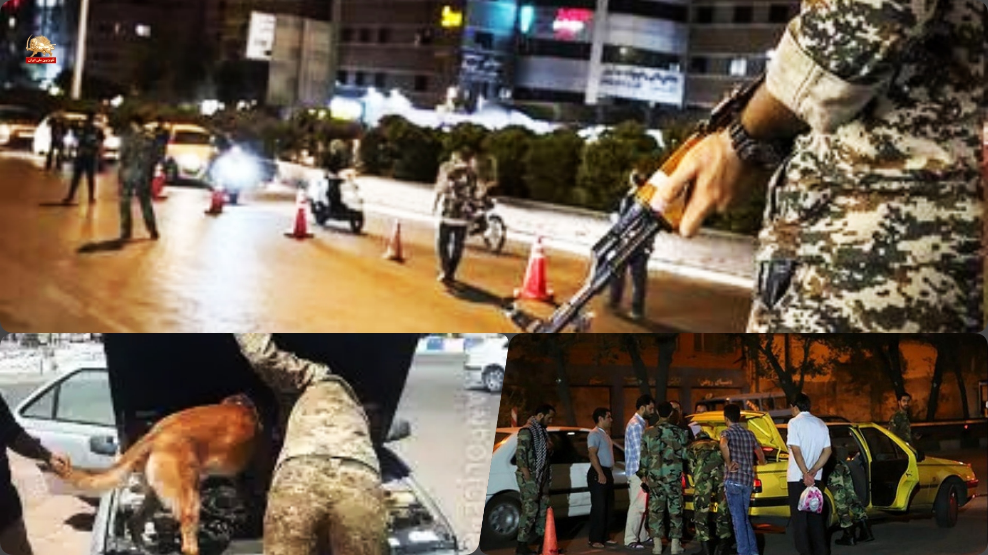 آرایش جنگی نیروی انتظامی در سراسر کشور؛ استقرار ۱۵۰۰ ایستبازرسی برای مهار خیزشهای مردمی